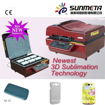 Impresora digital vendedora caliente de la caja 3d del teléfono, máquina del vacío del sunlimation